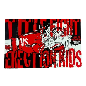 Title Fight Vs Erection Kids "Split CD" Flight Plan Records Poster - Picture 1 of 1