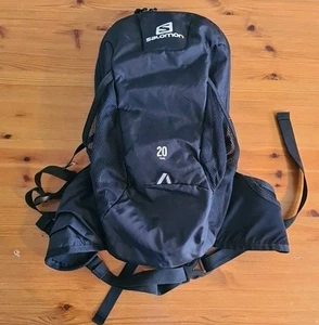 Salomon Trail 20L Mochila Ligera para Correr Mochila Bolso de Día Negro - Imagen 1 de 13
