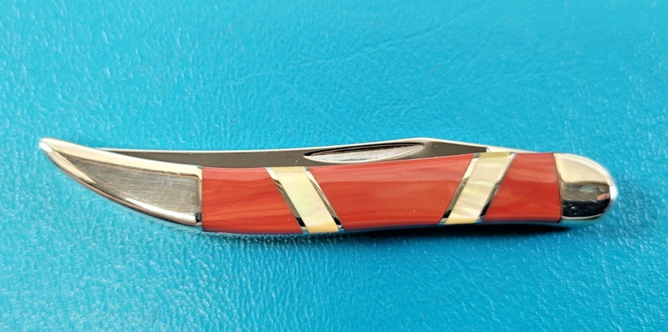 CASE XX EX10096 SS Folding Pocket Knife Toothpick SPNY OYSTR in Box 2004 TR511 - Image 1 of 4