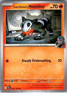 Team Rocket's Houndour 037/182 Regular Common SV10: Destined Rivals NM - Bild 1 von 2