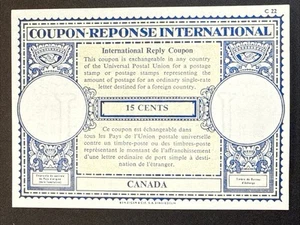 CANADA 15 Cents London Design Unused International Reply Coupon IRC - Picture 1 of 2