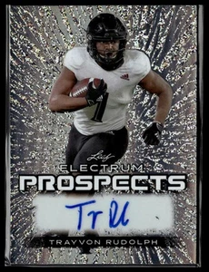 2024 Leaf Electrum - Prospects Auto Sparkle Silver #PA-TR1 Trayvon Rudolph 1/3 - Picture 1 of 2