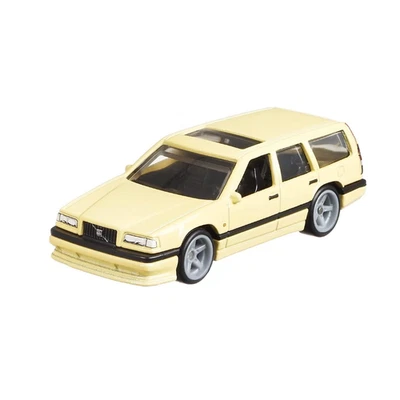 Volvo 850 Estate Yellow Hot Wheels Fast Wagons 2021 1:64 Scale Real Riders - Image 1 of 4