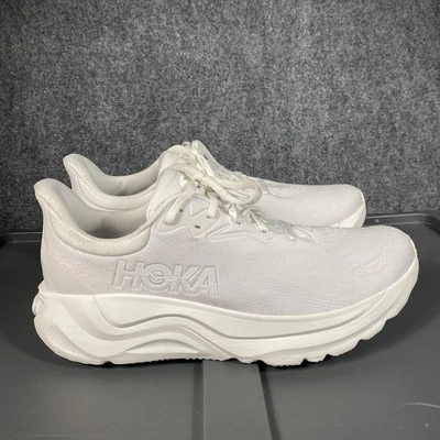 Hoka One One Arahi 8 Zapatos para Correr Para Hombres 10.5D Triple Blanco Gimnasio Tenis Excelente Foto 1 de 4