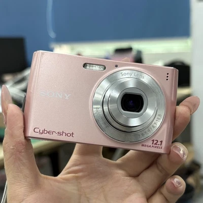 Sony Cyber-Shot DSC-W510 12.1MP 4x Optical Zoom Digital Camera Pink - Image 1 of 4
