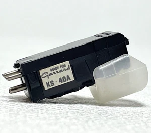 Cartucho fonográfico de cerámica Garrard KS-40A de colección + lápiz óptico abatible - Hecho en Reino Unido - Nuevo de Lote Antiguo - Imagen 1 de 12