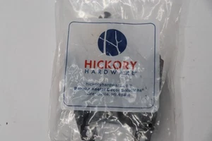 Hickory Hardware Surface Self Closing Flush Hinge Set Black P144-BL - Picture 1 of 4