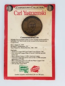 1989 Cooperstown Collection Carl Yastrzemski Commemorative Coin - Picture 1 of 4
