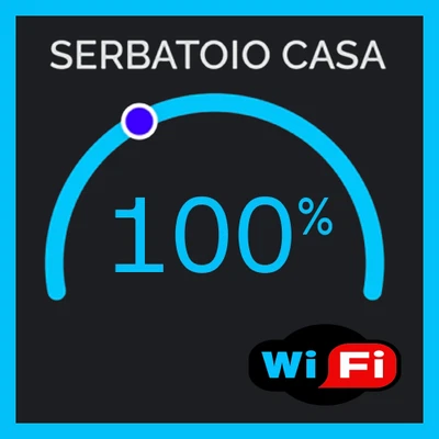 Indicatore Livello Acqua WiFi Per Serbatoio o Cisterna - Immagine 1 di 4