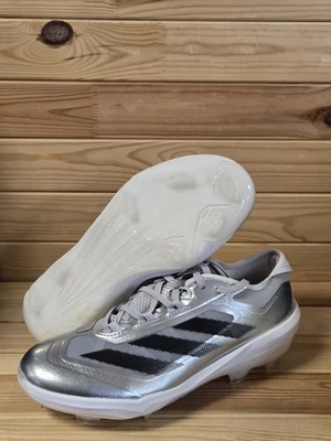 Chuteiras de beisebol Adidas Adizero Impact TPU prata JS3049 masculinas tamanho 11,5 - Imagem 1 de 4
