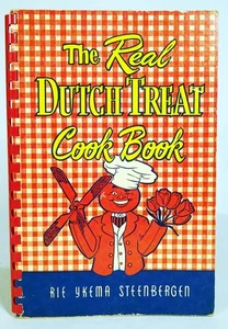 Vtg 1949 The Real DUTCH Treat COOKBOOK-Steenbergen-ANTHROPOMORPHIC TOMATO-Spiral - Bild 1 von 9