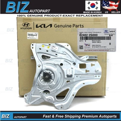 Genuine Front Window Regulator RIGHT RH for 2010-2017 Hyundai Tucson 82402-2S000 - Image 1 of 4