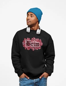 Brazy Brim Design Stylish Crewneck Sweatshirt  - Picture 1 of 9
