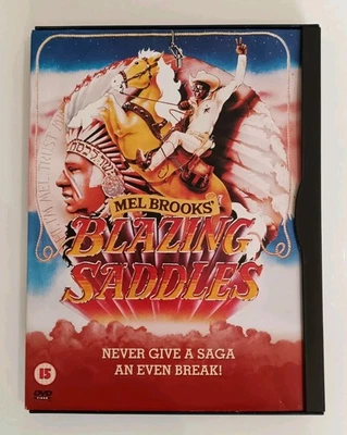BLAZING SADDLES DVD (1999) Cleavon Little Gene Wilder Mel Brooks Region 2  - Image 1 of 4