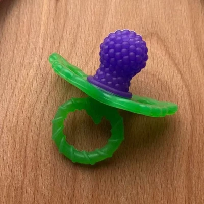 Chupete de silicona suave para bebés 0-12 meses - Juguete para la dentición del bebé Alivio Flor Foto 1 de 4