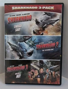 SHARKNADO Triple Feature 1 2 3 Movie Trilogy DVD 3 Disc Set INV-6110 - Picture 1 of 5