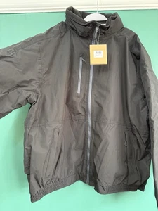 Mens Regatta Bomber Jacket. 3XL XXXL Black Recycled Fabric. Fleece Lined. TRA213 - Picture 1 of 16