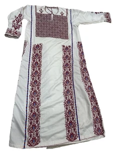 Vestido Tatreez Vintage Palestino Tradicional Thobe - Bordado a Mano - Imagen 1 de 24