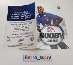 PS2 Rugby 2005 Notice / Instruction Manual - Picture 1 of 1
