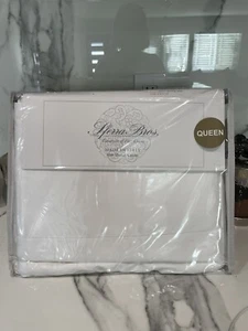 Sferra Bros Allegro QUEEN Sheet Set 600TC EXTRA LONG STAPLE Cotton. Brand New! - Picture 1 of 6