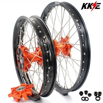 Ruedas para moto de cross KKE 21/18 Cush Drive para bujes CNC 2000-2002 KTM MXC EXC 125-520 Foto 1 de 4