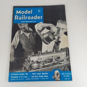 Model Railroader Magazine Apr 1951 Vol 18 No 4 Outdoor Pike, Small Layout Ops - Picture 1 of 12