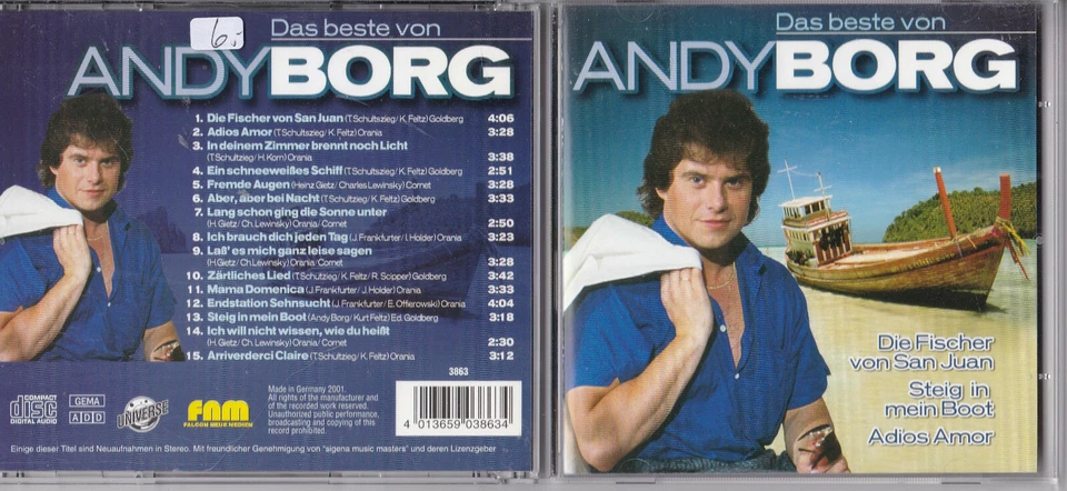 Andy Borg -Das Beste Von Andy Borg- CD Universe near mint - Bild 1 von 1