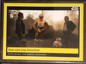 2019 Topps Star Wars Galactic Moments #119 Han and Leia Reunited