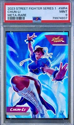 POP 6 PSA 9 Chun Li 2023 Cardsmiths Street Fighter Series 1 Meta Rare Holo SSP - Image 1 of 3