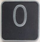 Entrada house door box numbers 0 1 2 6 8 10 with added Braille for blind people