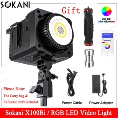 SOKINA Sokani X100 Luce Video LED RGB Bicolore 100W 2800K-10000K Controllo APP Riprese
