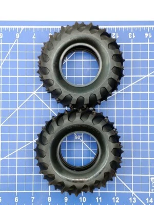 VINTAGE TAMIYA MONSTER BEETLE Tires One Pair (2) BLACKFOOT MUD BLASTER NEW!  R2 - Image 1 of 3