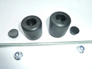 KAWASAKI ZX10R 2004 2005 CRASH FUNGHI ASSALE ANTERIORE CURSORI BUNGS BOBINE S2R - Foto 1 di 7