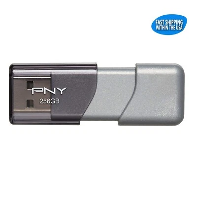 PNY Flash Drive 256GB FD Turbo Attache P-FD2 3.0 Thumb Drive Pen Drive - Image 1 of 3