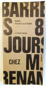 C1 Maurice BARRES eight days at Mr. RENAN 1965 POOR LIBERTES - Picture 1 of 1