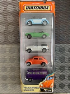 Matchbox New 5 Car Set - Volkswagen Classics No. 08 - Picture 1 of 1