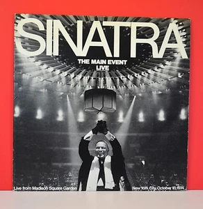 FRANK SINATRA 'The Main Event Live At MSG' 33rpm (NM) 12" Vinyl LP Record TSTD - Foto 1 di 5