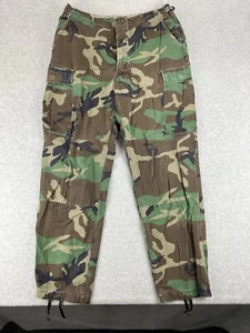 Vintage US Military Pants Men Medium Long Woodland Camouflage Trouser Hunting - Picture 1 of 6