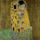 34W"X34h" Il Bacio The Kiss By Gustav Klimt - Loving Romantic Embrace Canvas