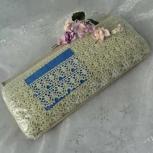 32 Yard vintage Bobbin Torchon Lace edging 3/4 " UNUSED card yardage off-white - Bild 1 von 5