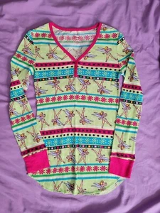 Disney Girls Pajama Top Tinkerbell Size Small - Picture 1 of 5