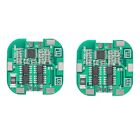 2Pcs 4S BMS 8A 14.8V 18650 Li-Ion Lithium Battery Charge Board Sweeping MacY8