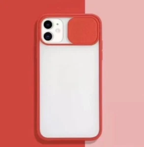 funda iphone 11 Pro Con Tapa Protectora Deslizante Cámara Trasera Roja - Imagen 1 de 1