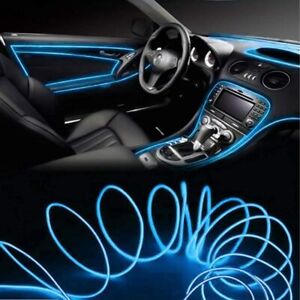 5m Auto Car Neon LED Panel Gap String Strip Light, Glowing Atmosphere LED Light 