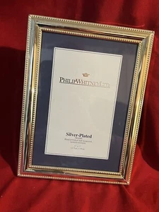 Phillip Whitney Silver Plated Frame Set 5x7 - Picture 1 of 6