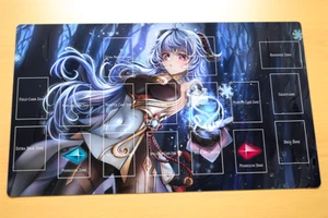 No.981# Yugioh TCG CCG Custom Playmat Genshin Impact Ganyu Play Mat - Imagen 1 de 2