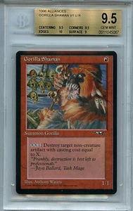 MTG Gorilla Shaman BGS 9.5 Gem Mint Alliances Magic Card Amricons 5067 - Picture 1 of 2