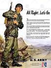ADVERTISING 1951 US ARMY KOREAN WAR RECRUITMENT NEW ART PRINT POSTER CC2701