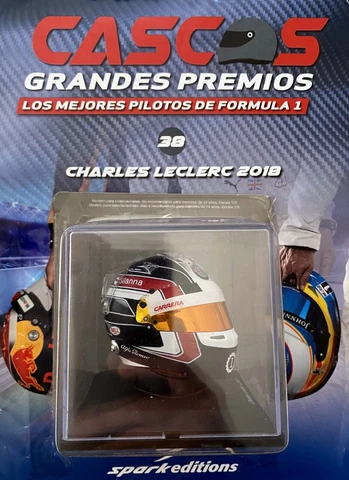 Charles Leclerc (2018) Helmet Collection 1/5 Spark New #38 Sauber READ Cover