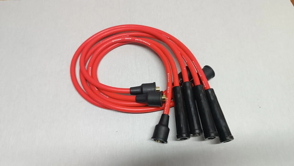 SEAT 124  y 1430  JUEGO CABLES BUJIAS COLOR  ROJO - Imagen 1 de 1